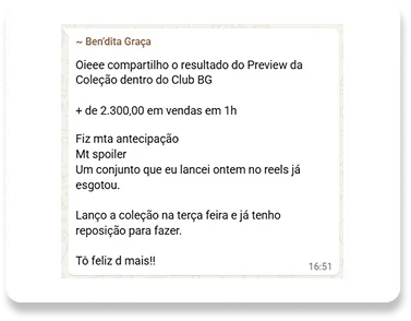Depoimento 7 de lojista que aplicou o plano de ação